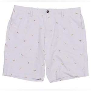 Under Armour UA Golf Men's Stretch Birdie Print Shorts – Halo Gray ⛳🐦